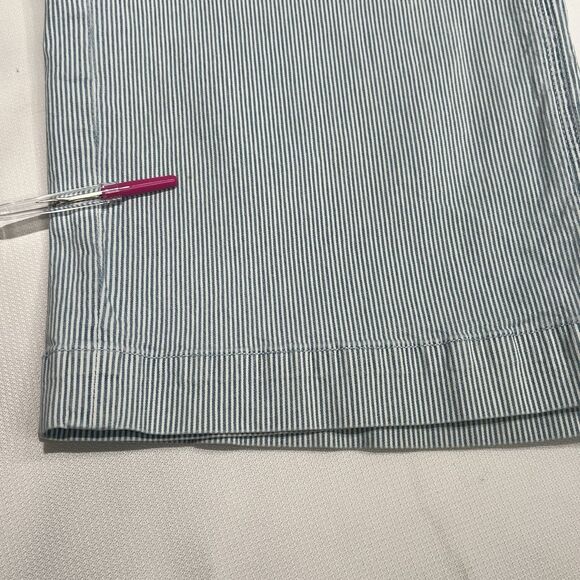 American Eagle Womens Super High Rise Baggy Wide Leg Pants Sz 6 Striped Coastal - Picture 5 of 15